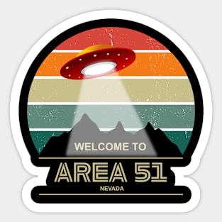 Area 51 Nevada Sticker